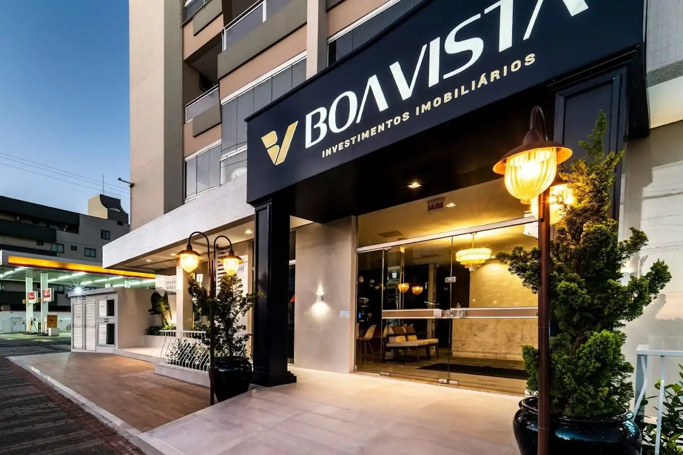 Fachada do escritório Boa Vista Investimentos Imobiliários