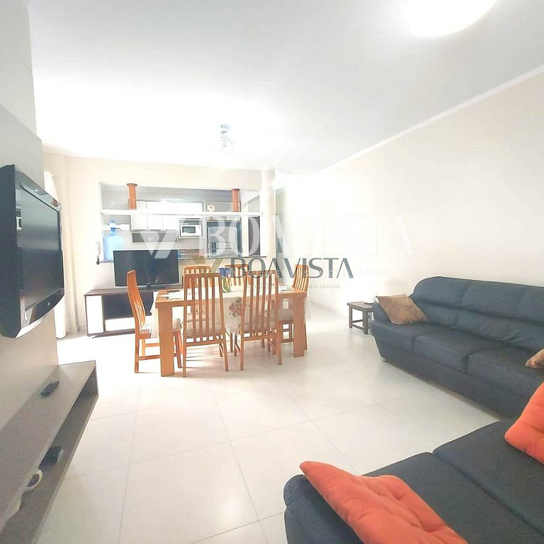 Apartamento 80 metros do mar com 3 dormitórios