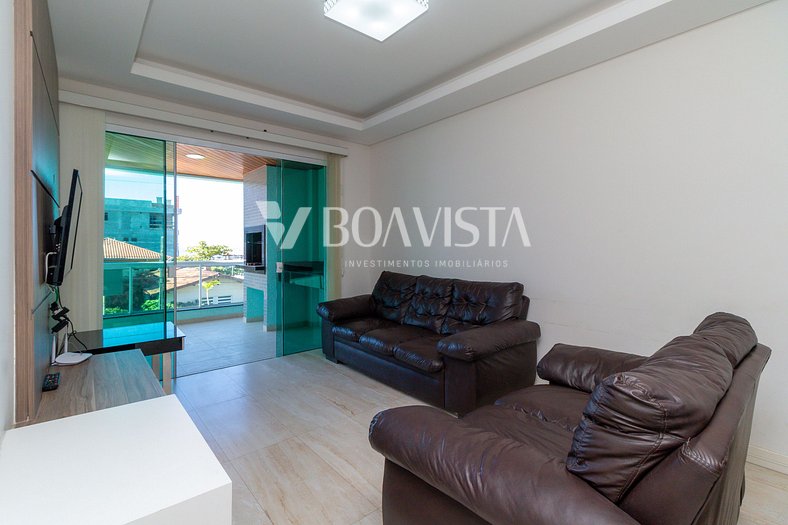 Rent Apartment 3 bedrooms sea view Bombas SC