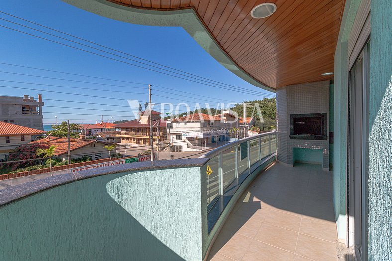 Rent Apartment 3 bedrooms sea view Bombas SC