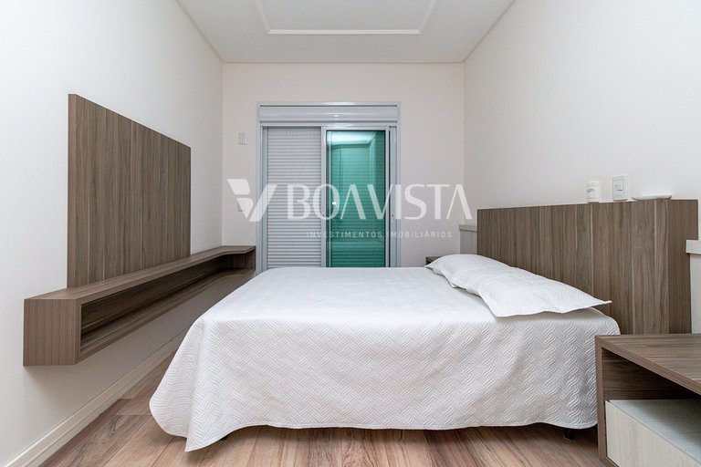 Rent Apartment 3 bedrooms sea view Bombas SC