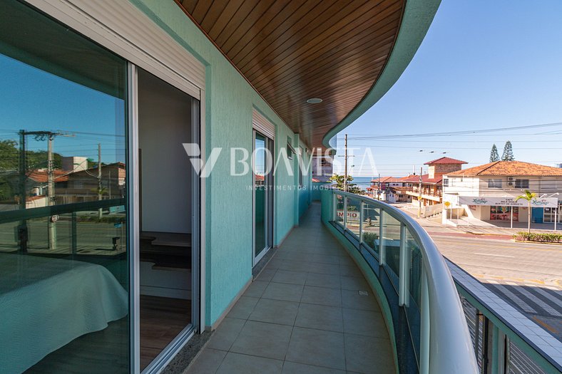 Rent Apartment 3 bedrooms sea view Bombas SC